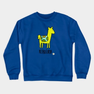 Yellow lama Crewneck Sweatshirt